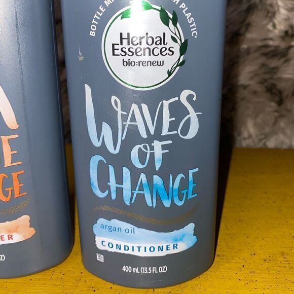 2 Count Herbal Essences Bio Renew 13.5Oz Argan Oil/grapefruit & Mint Conditioner - Picture 3 of 3